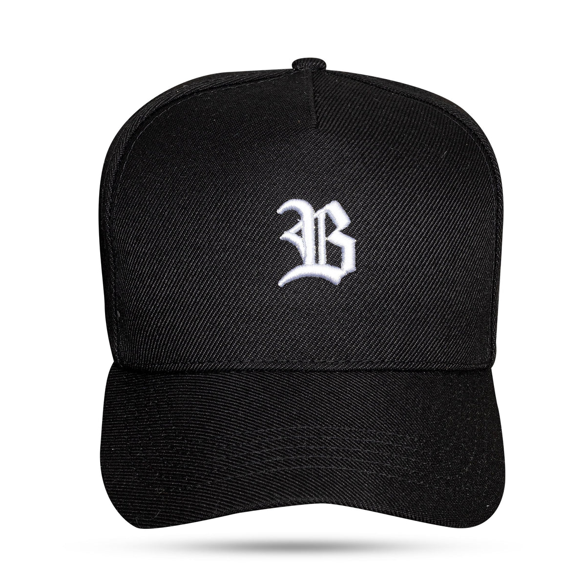 Gorra Snapback Basic Negra Logo Blanco